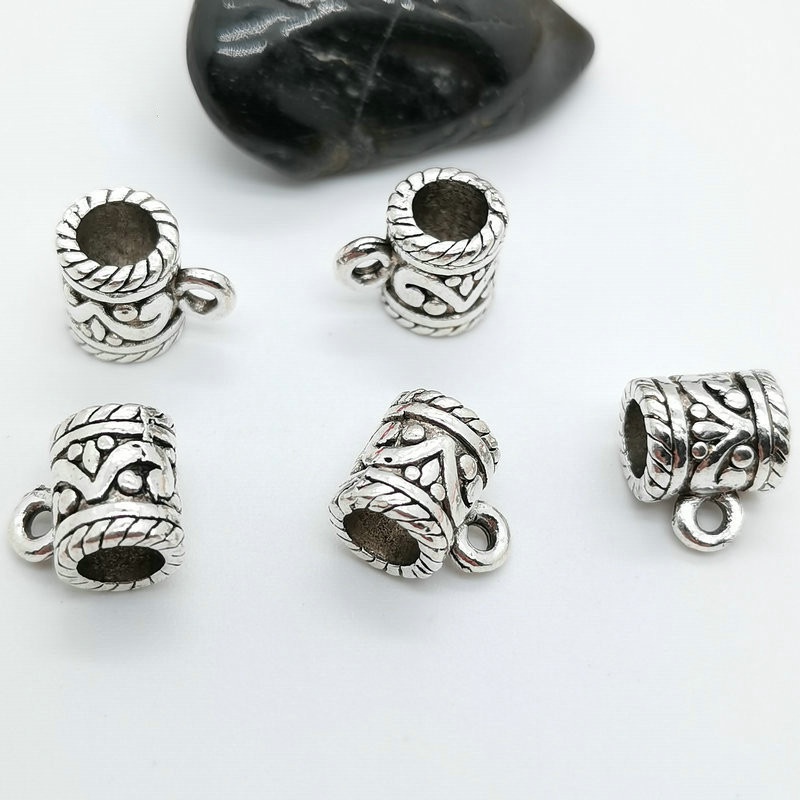 Set 50 Mặt Dây Chuyền Bạc Tây Tạng Hình Hoa