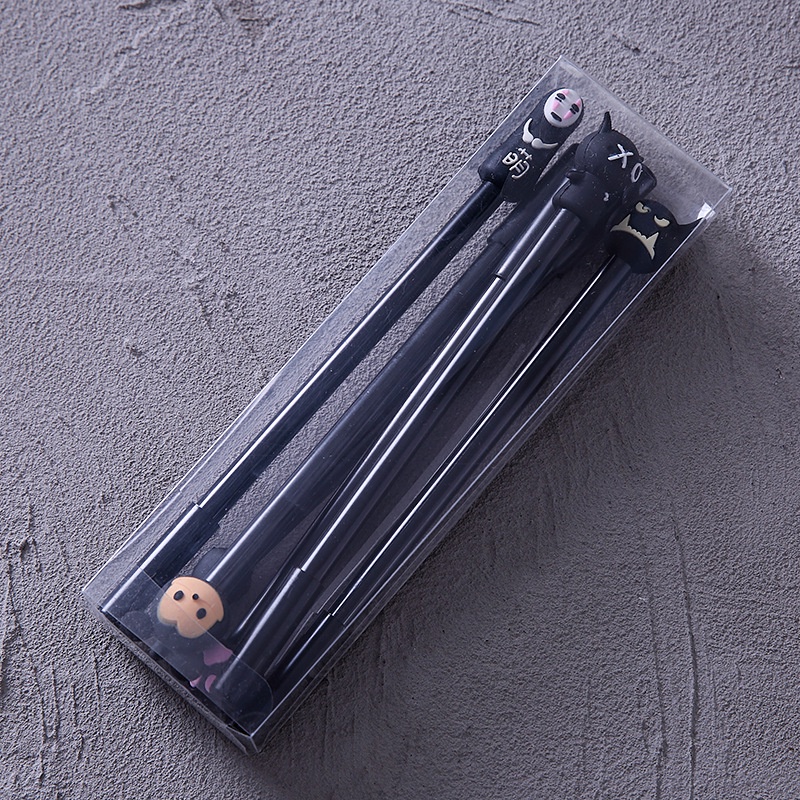 Set 6 Bút Gel Đầu Cao Su Mềm Hình Hoạt Hình Dễ Thương Kiểu Hàn Quốc Cho Học Sinh/Văn Phòng