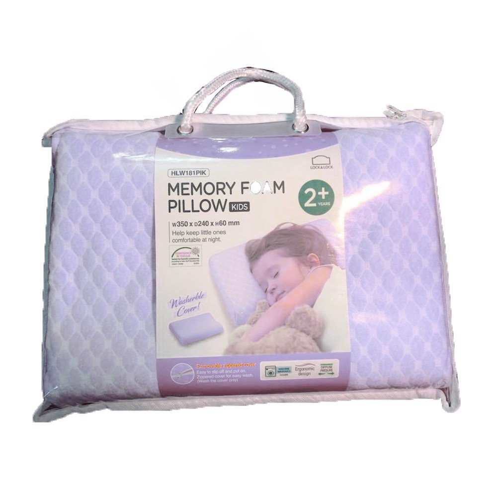 GỐI MEMORY FOAM CHO TRẺ EM LOCK&amp;LOCK HLW181 CHO BÉ TỪ 2-9 TUỔI