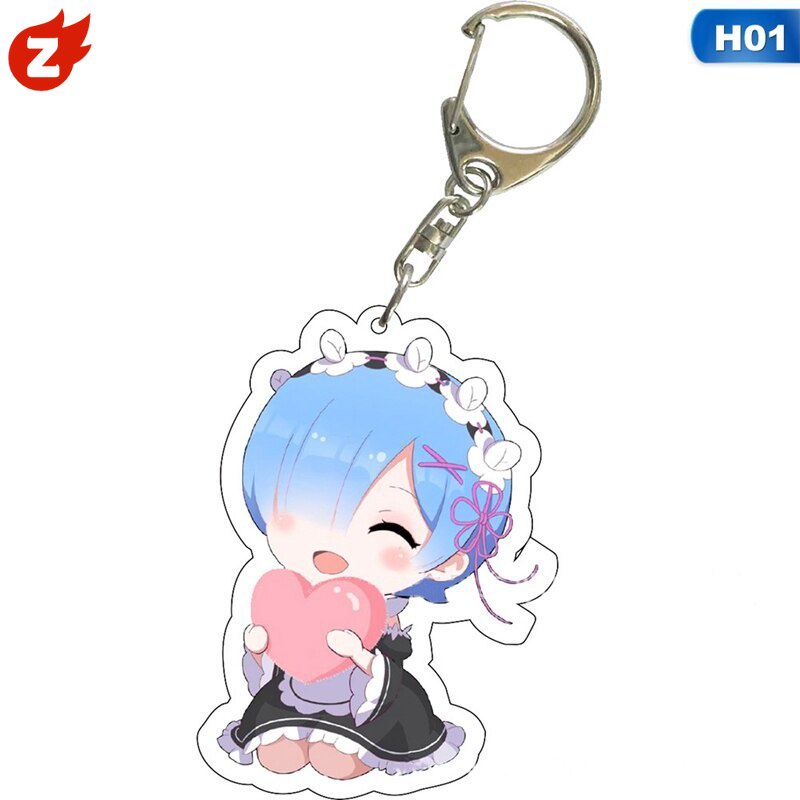 1 Móc Khóa Acrylic Hình Re:Life In A Different World From Zero