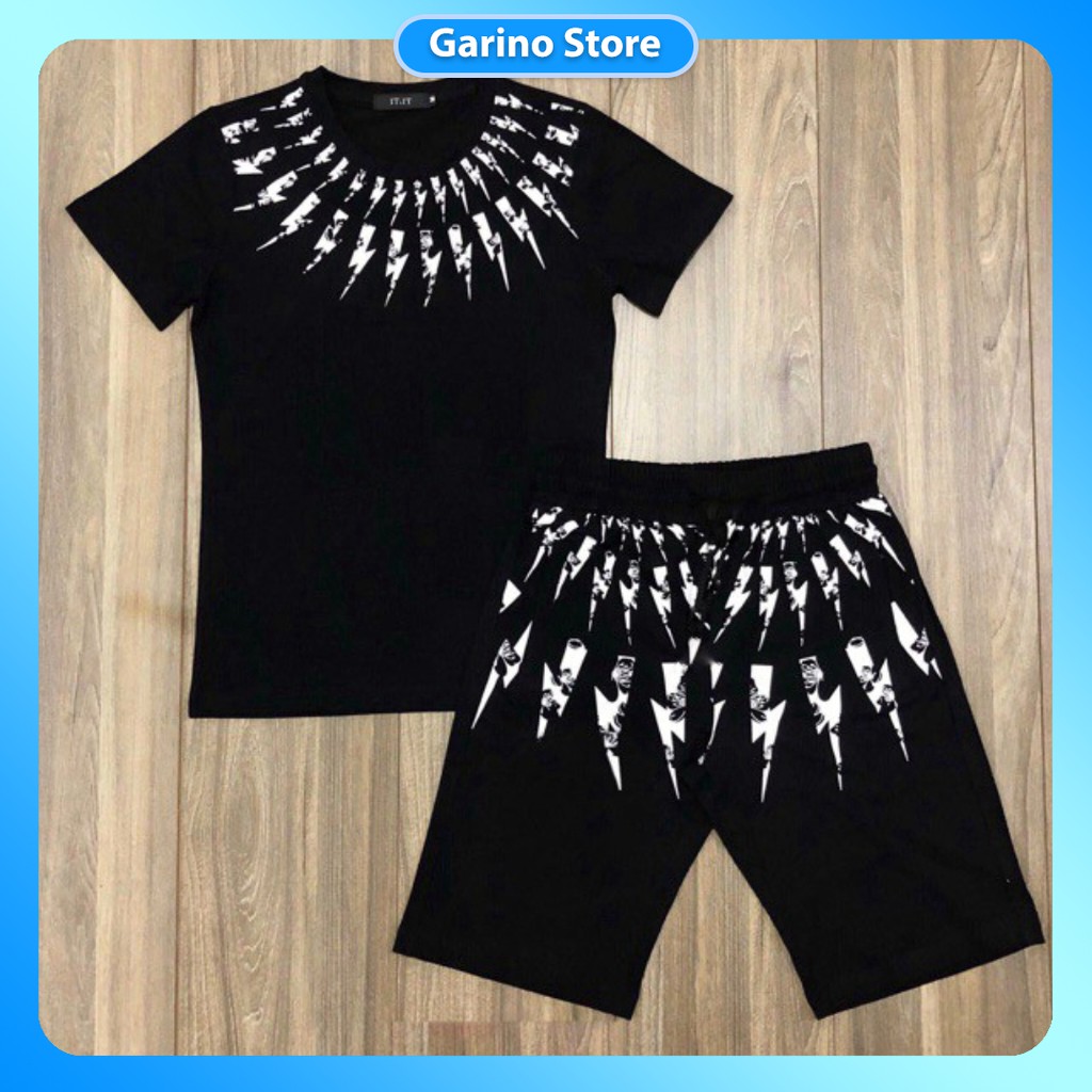 Set Quần áo thể thao nam ( Trắng - Đen) | BigBuy360 - bigbuy360.vn