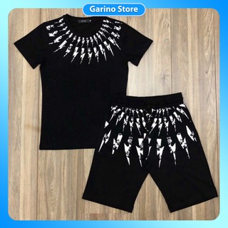 Set Quần áo thể thao nam ( Trắng - Đen)