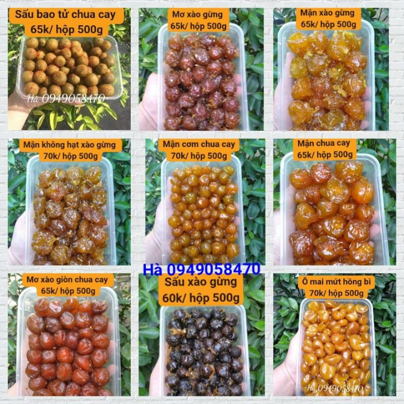 Ô MAI MẬN KHÍA CHUA CAY SIÊU NGON 500g/hộp(  hàng mới , hsd 6 tháng) | BigBuy360 - bigbuy360.vn