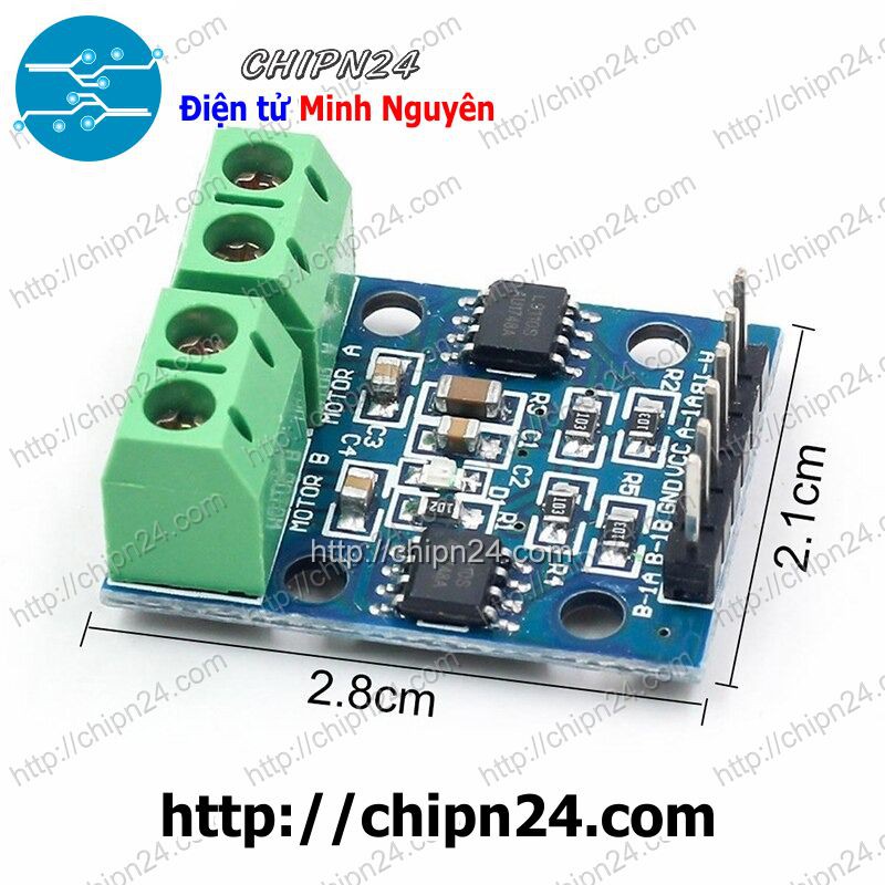 [1 CÁI] Mạch Điều Khiển Động Cơ L9110 (2 Kênh 800mA)