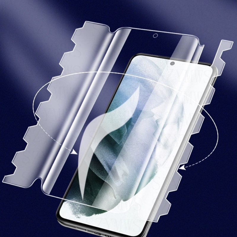 Miếng Dán Màn Hình Mờ Hydrogel Cho Samsung Galaxy S23 Ultra S10 Plus S22 S21 Ultra Plus Note 10 20 Ultra 360° Miếng Dán Mờ Bảo Vệ Toàn Màn Hình