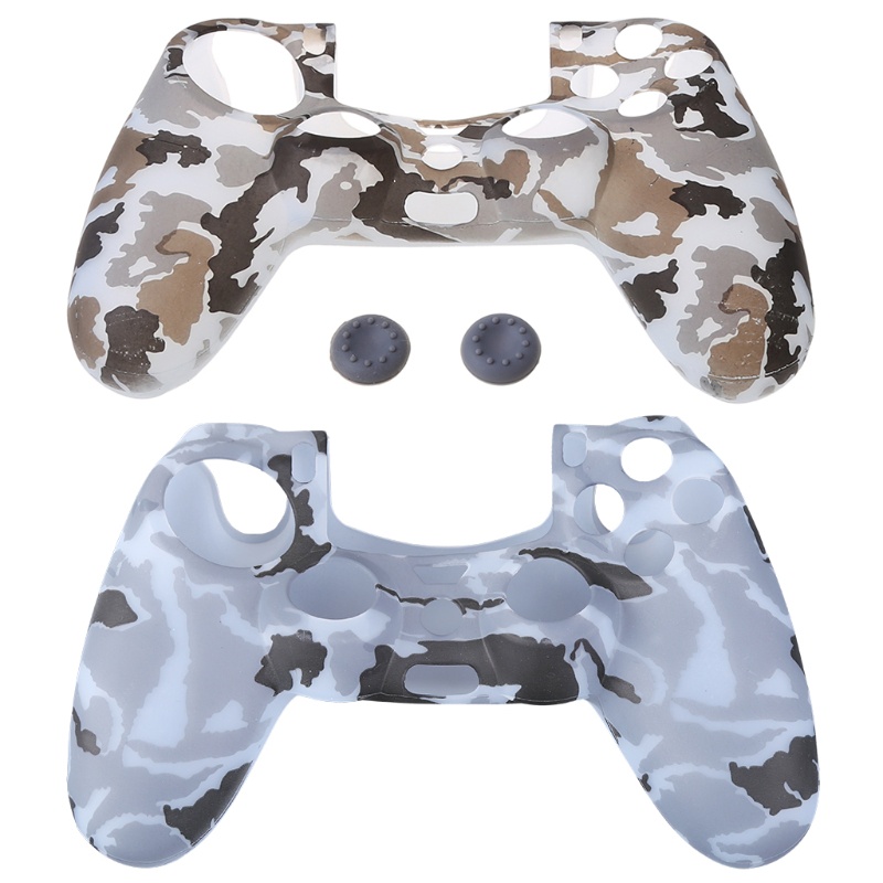 Vỏ Bọc Tay Cầm Điều Khiển Chơi Game Silicone Chống Trượt Kèm 2 Nút Bọc Bảo Vệ