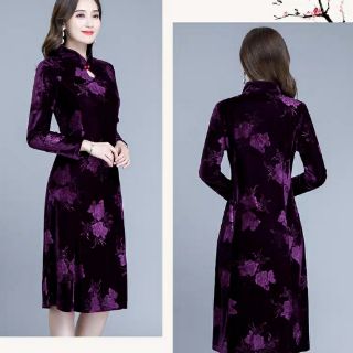 Đầm dự tiệc trung niên