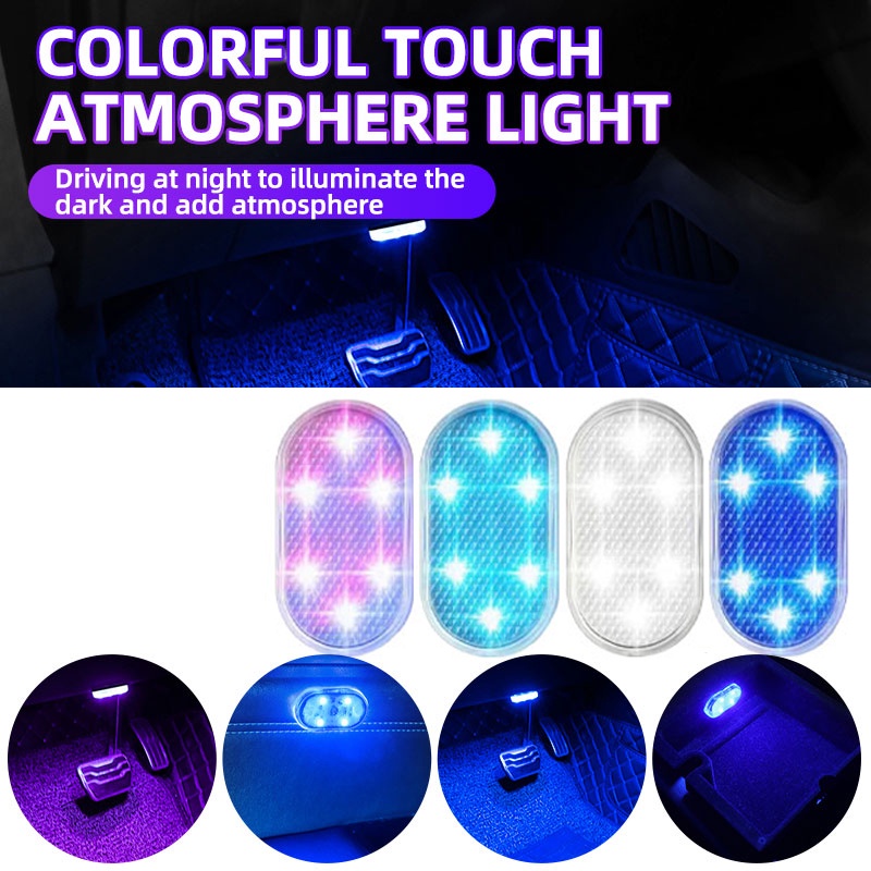 1 Đèn LED USB Mini Cảm Ứng Chạm Gắn Trần Xe Hơi