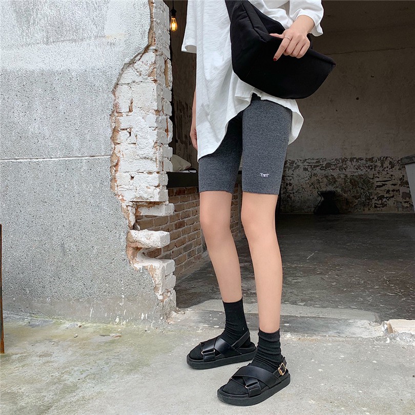 Quần legging thể thao năng động thời trang 126140Quần short Skinny chất liệu co giãn phong cách vintage | BigBuy360 - bigbuy360.vn