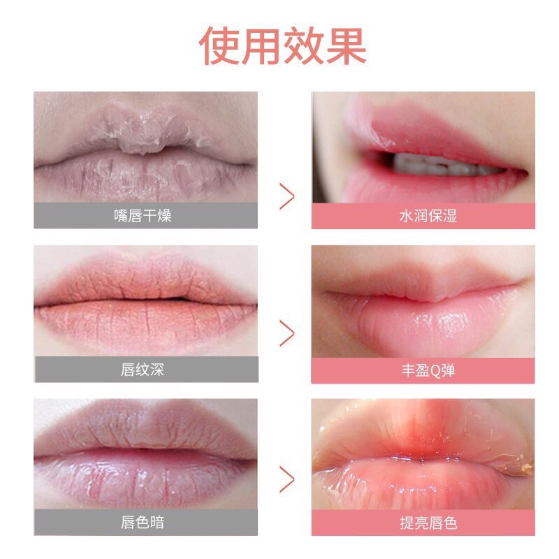 ⚡️FREESHIP ⚡️  PIL'ATEN Lip Mask - Mặt nạ Dưỡng Ẩm Môi Dâu Mật Ong⚡️TẶNG KÈM 1 CỌ LẤY MẬT