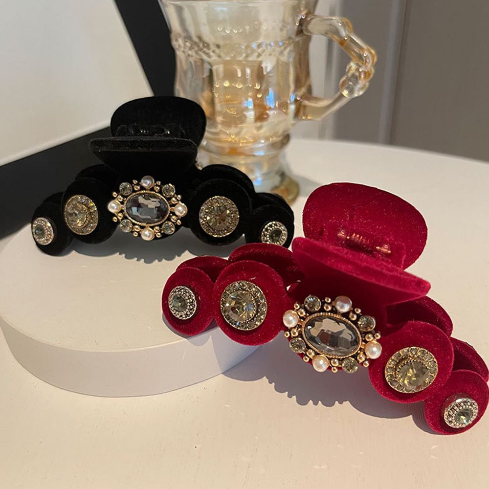 Kẹp tóc càng cua màu trơn phong cách Hàn Quốc thời trang cho nữ