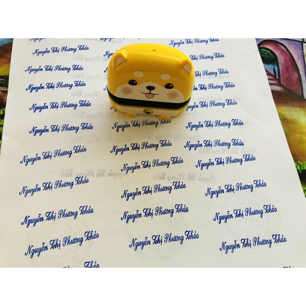 Con Dấu Liền Mực ” Dấu 1 Dòng" khắc theo yêu cầu