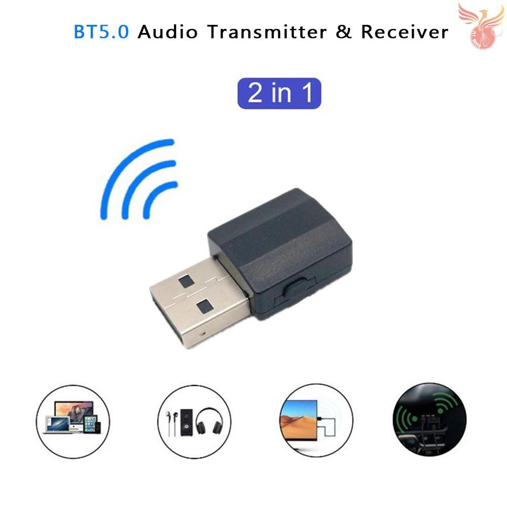 Bộ Chuyển Đổi Âm Thanh Bt600 2 Trong 1 Bluetooth 5.0 Cho Tv Pc Headphone Mp3 Player