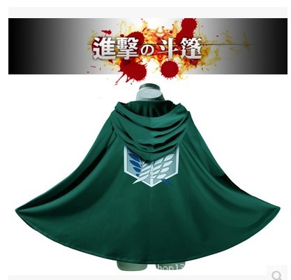 Áo choàng hóa trang nhân vật anime Levi Rivaille Rival Ackerman trong Attack on Titan