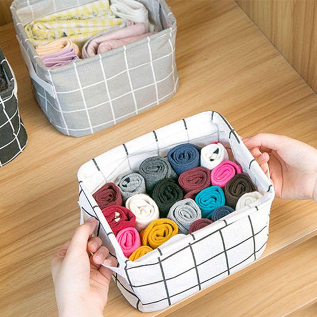 Giỏ Đựng Đồ Dùng Bằng Vải Chống Thấm Nước Thời Trang Tiện Dụng Cho Gia Đình