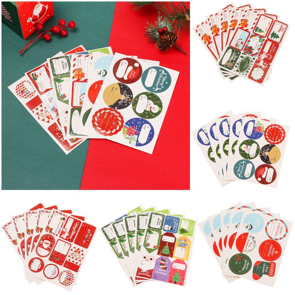 Nhãn Dán Trang Trí Giáng Sinh Tự Dính DIY