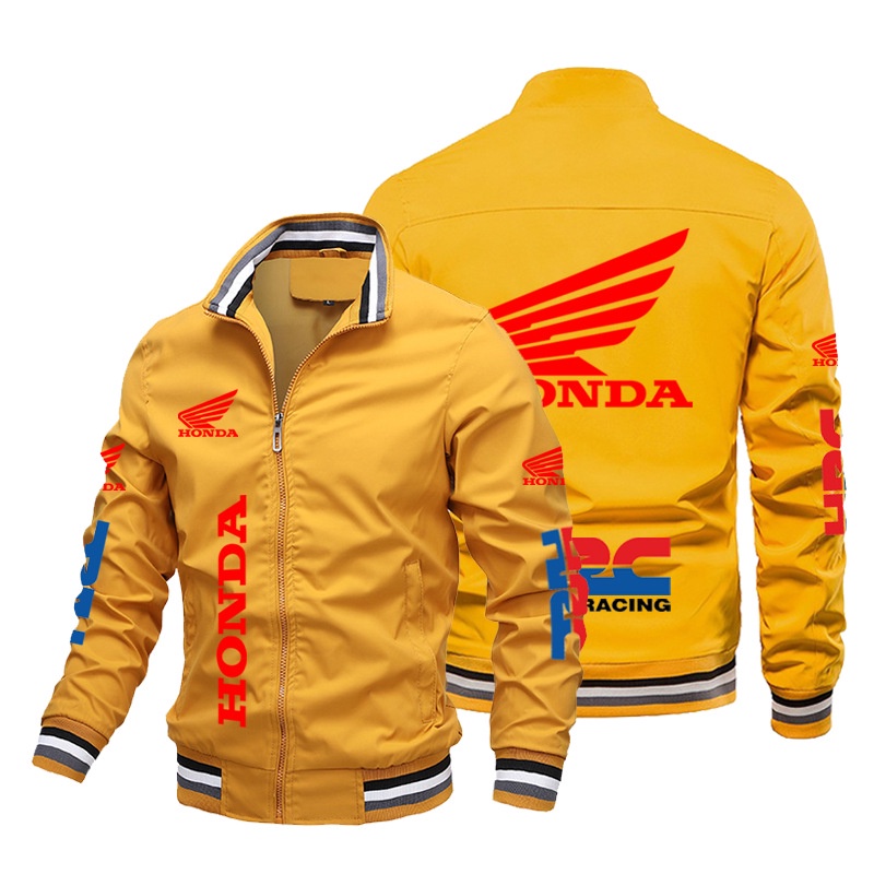 Áo Khoác Thể Thao Dáng Rộng In LOGO Xe Hơi Honda Thời Trang 2022