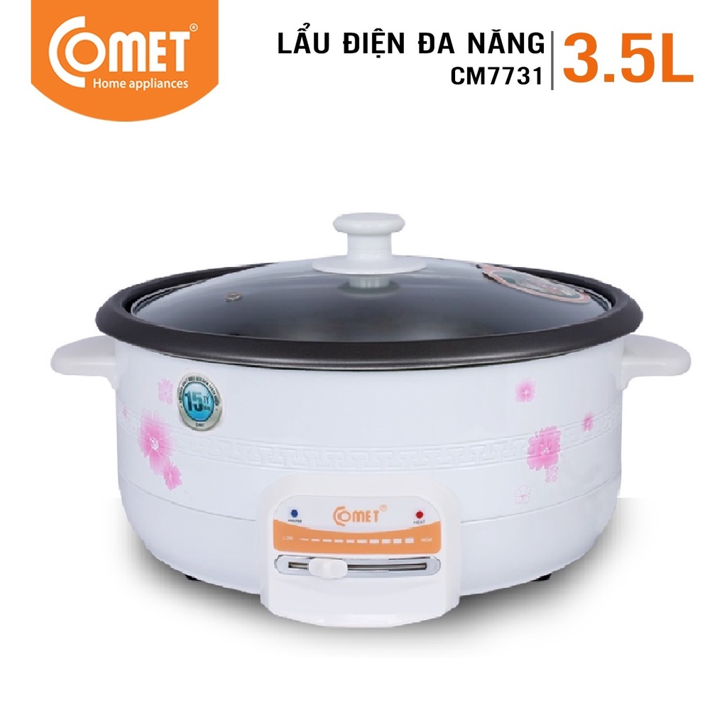 Nồi lẩu điện Comet CM7731NP (3.5L)