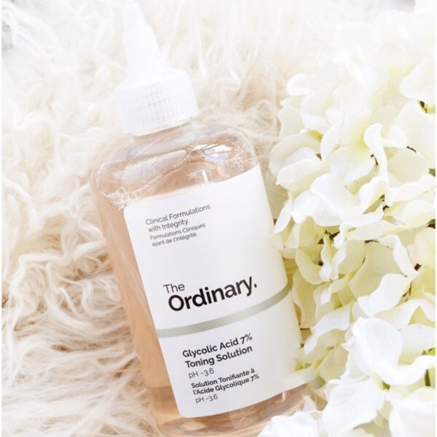 Toner tẩy da chết 240ml Glycolic Acid 7% Toning Solution The Ordinary - Skinfa.