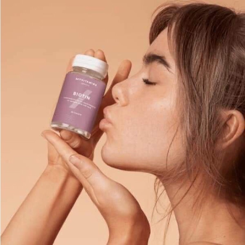 Viên uống hỗ trợ mọc tóc Biotin Myvitamins 90 viên