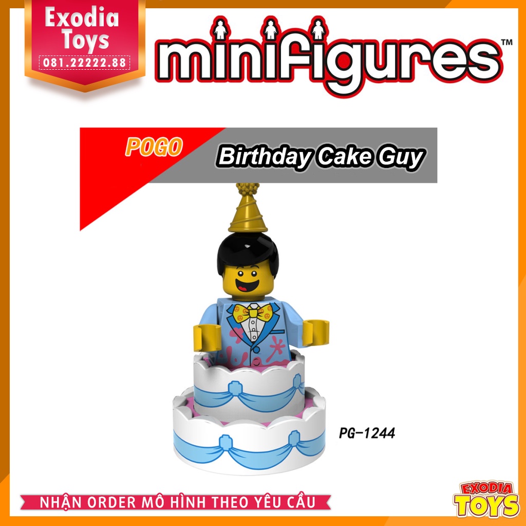 Xếp hình Minifigure Series 18 kỷ niệm sinh nhật 40 tuổi LEGO - Đồ Chơi Lắp Ghép Sáng Tạo - POGO 8151