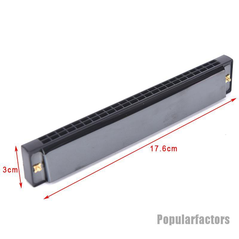 Kèn harmonica tremolo 24 lỗ 2 màu tự chọn