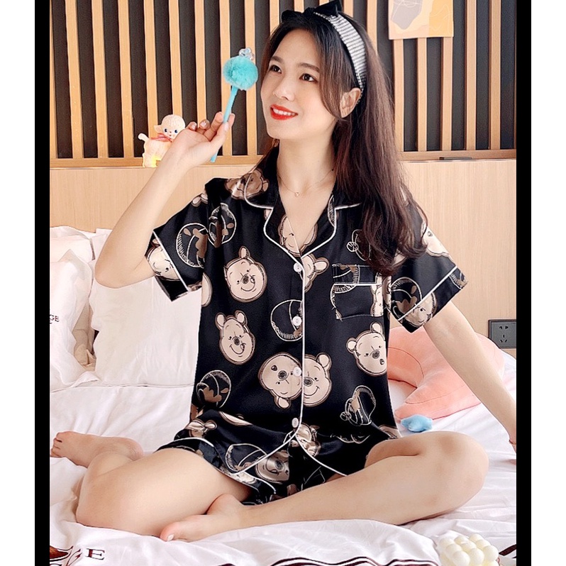 Đồ Ngủ Nữ Pijama Chất Liệu Cao Cấp Thoáng Mát Mềm Mịn Cho Da Danh Cho Nữ Dễ Thương BTTL108