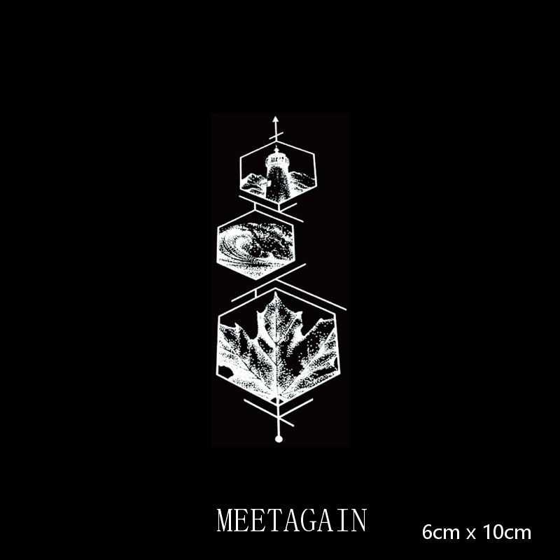 Hình xăm dán tạm thời chống thấm nước 6cm x 10cm có thể kéo dài 15 ngày kiểu dáng thời trang M-007