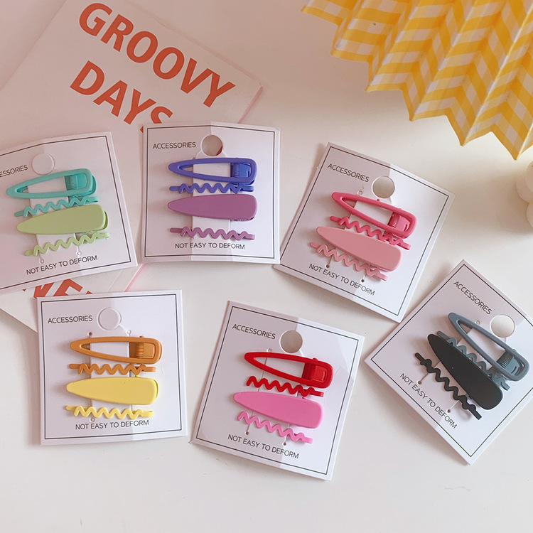 Set 4 Kẹp Tóc Xinh Xắn Dành Cho Nữ