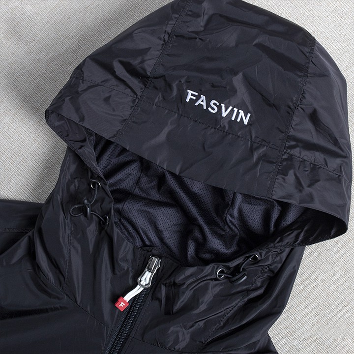 Bộ thể thao nam Fasvin BG18869.20 bộ gió nam 02 lớp lót lưới vải gió mềm mại mũ liền cản mưa cản gió tốt | BigBuy360 - bigbuy360.vn