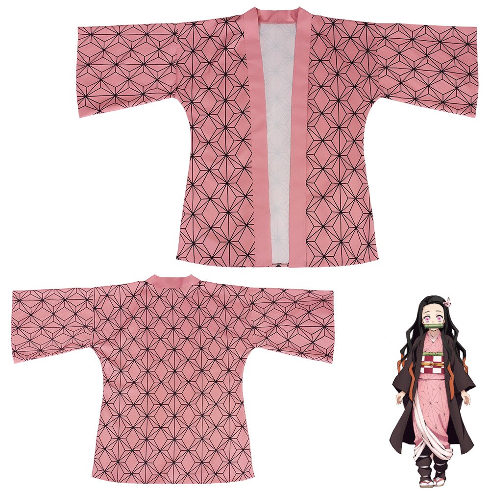 Áo Choàng Kimono Hóa Trang Nhân Vật Kimetsu No Yaiba Kamado Nezuko /Agatsuma Zenitsu Cape C23M157 | BigBuy360 - bigbuy360.vn