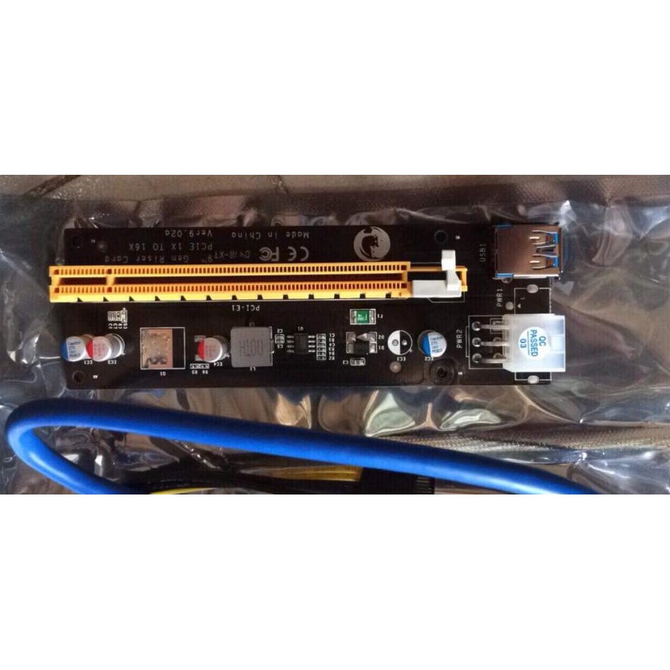 DÂY RISER PCI EXPRESS 1X TO 16X USB 3.0 VER 009