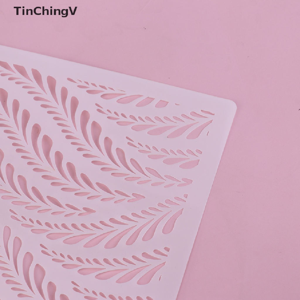 [TinChingV] Khuôn Làm Bánh Socola Bằng Lúa Mạch Họa Tiết Ren Lưới PET