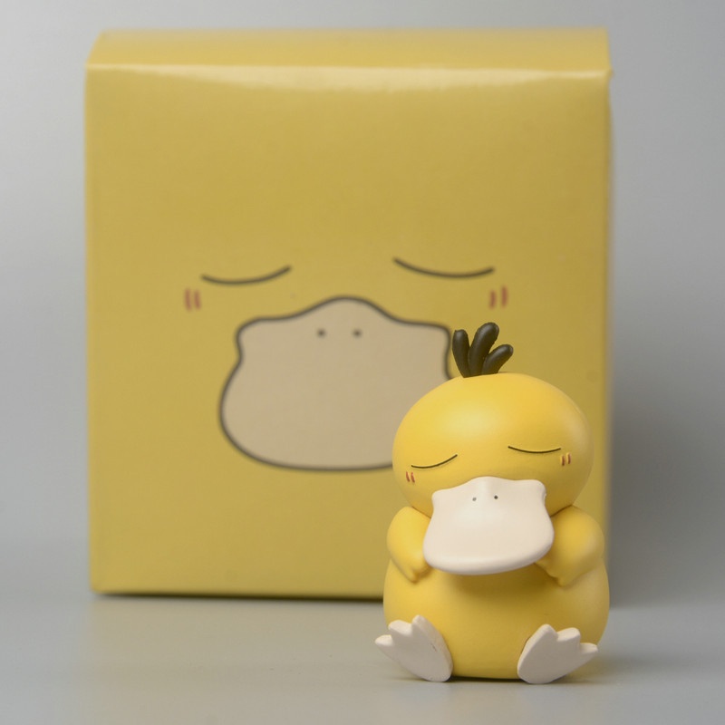Đồ trang trí Nhân Vật Pokemon Snorlax Psyduck Đang Ngủ Đáng Yêu
