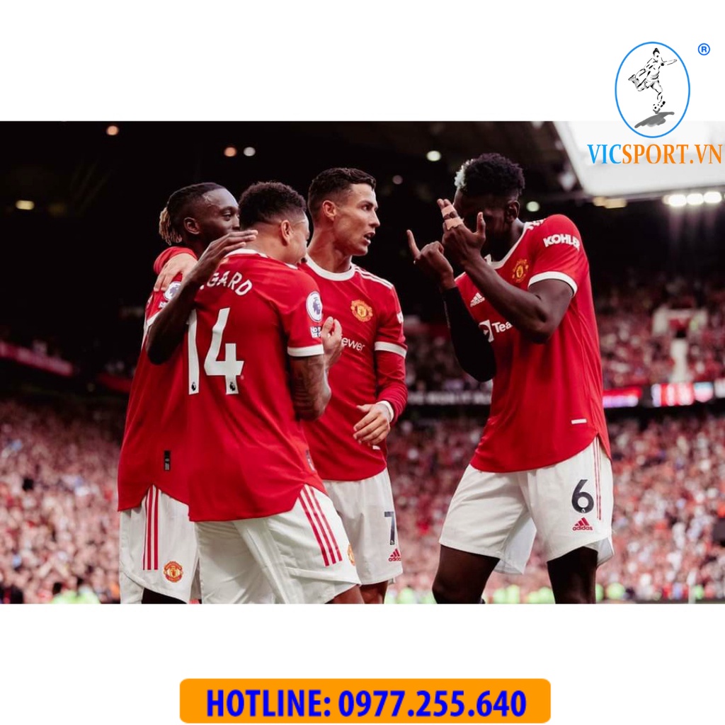 Quần Áo Bóng Đá CLB Manchester United 21.22 - Hàng Thái Lan - Vải Mè Cao Cấp - Vicsport