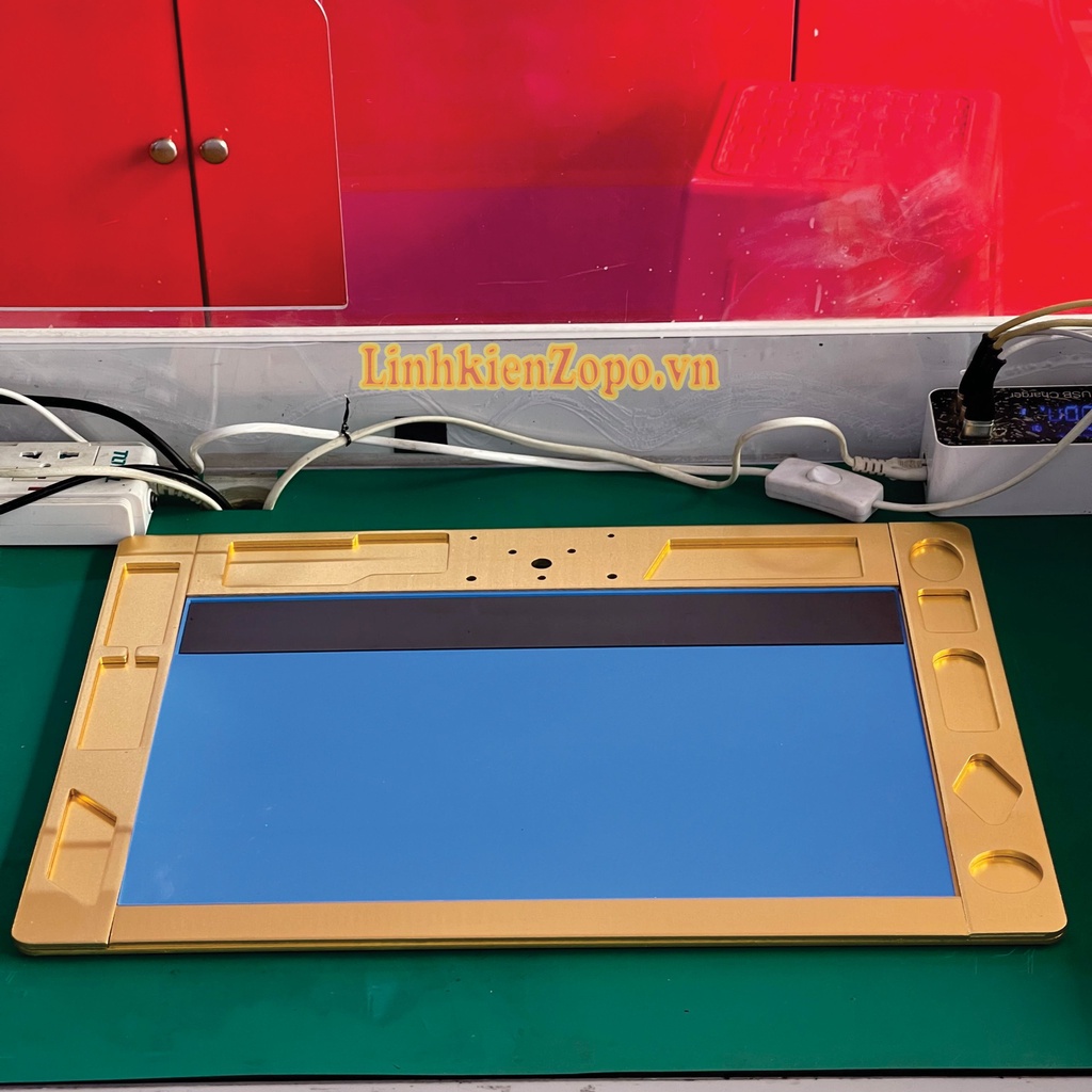 Chân Đế Kính Hiển Vi Nhôm Nguyên Khối 43cm x 34cm