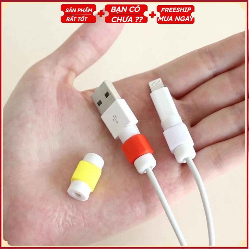 Đầu Nẹp TRÁNH GÃY T1 Dây Sạc Điện Thoại - Bảo Vệ Đầu Cáp Sạc