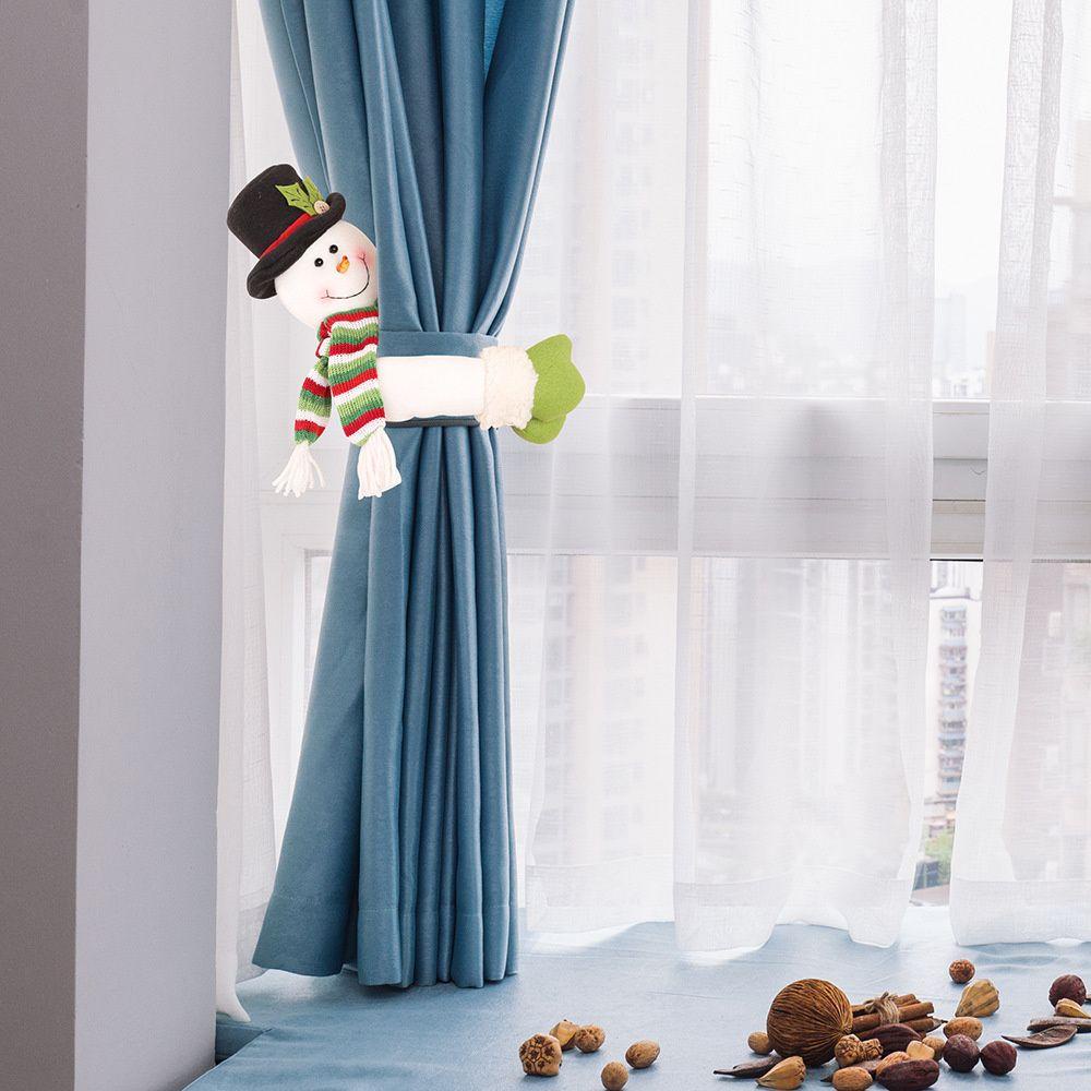 LAKAMIER Dây Buộc Rèm Cửa Hình Tuần Lộc / Ông Già Noel Thời Trang