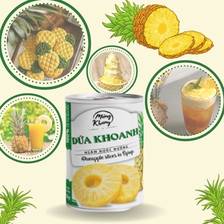 Dứa Ngâm Nước Đường Cát Long Đóng Lon 565g – ASIA HOME Chính Hãng