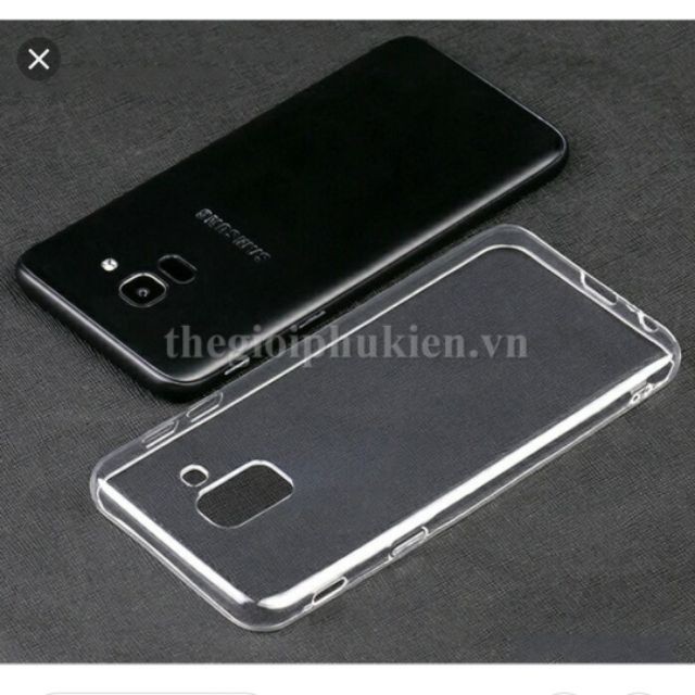Ốp lưng cho Samsung galaxy J6 2018, J6+ Plus silicon dẻo trong suốt siêu mỏng 0.5mm | BigBuy360 - bigbuy360.vn