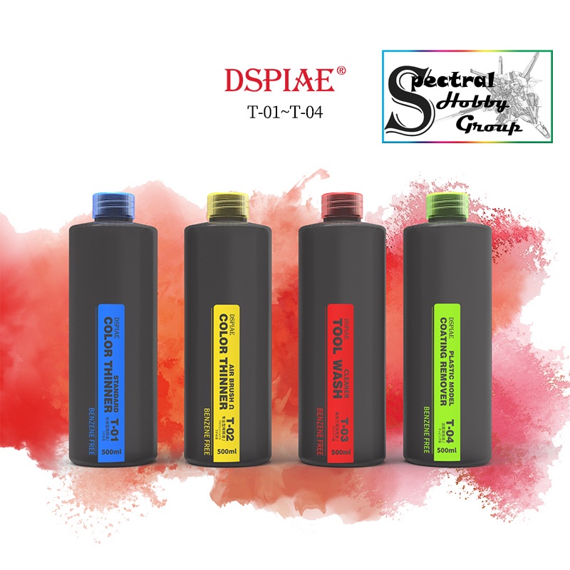 Dung môi thinner pha sơn mô hinh sơn lacquer paint color Dspiae Vệ sinh / tẩy sơn / rửa bút