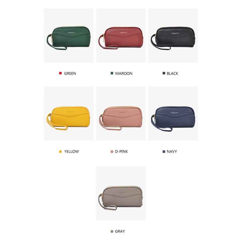 Ví PIERRE LOUES da Pu kiểu dáng dài thời trang cho nữ