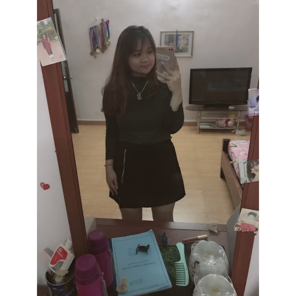 [Mã SRJULY1215 giảm 20K đơn 50K] Bigsize - Quần giả váy khóa kéo co dãn 55-95kg hotgirl Ms130 | BigBuy360 - bigbuy360.vn