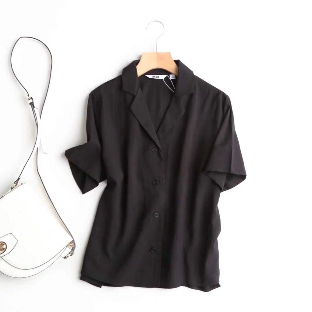 Áo sơ mi đũi phong cách hàn quốc bigsize 87 kg _ áo sơ mi ngắn tay công sở SMĐ