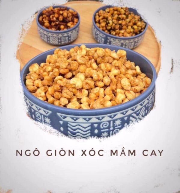 250GR NGÔ NẾP SÓC MẮM CAY SẤY GIÒN SIÊU NGON ĂN LÀ NGHIỀN