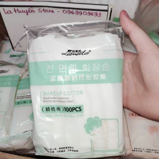 Túi bông tẩy trang giá rẻ túi 100 miếng Laneila