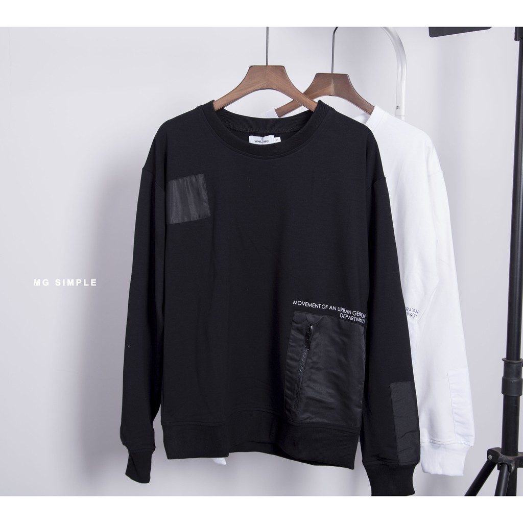 Áo Sweater Nam Nữ . Áo Nỉ Unissex Dài Tay cổ tròn Trơn Vải Cotton Da Cá Giữ Nhiệt | BigBuy360 - bigbuy360.vn