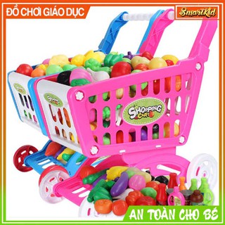 Đồ chơi xe đẩy siêu thị cực đại nấu ăn nhà bếp _đồ chơi thông minh