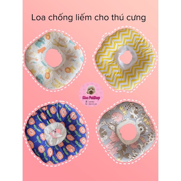 Loa chống liếm cho thú cưng