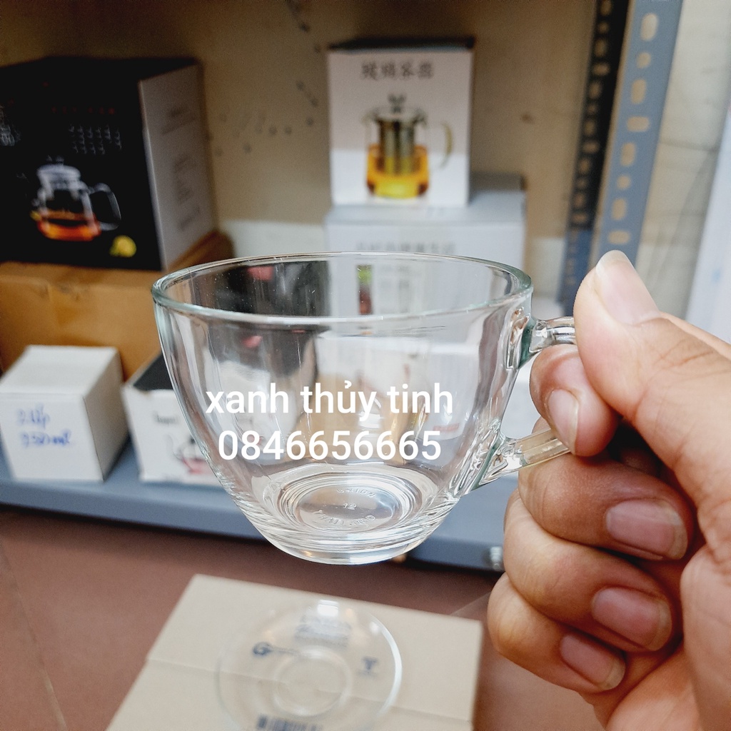 Bộ 6 chén đĩa Thái lan 200ml dùng uống trà, nước - CT4